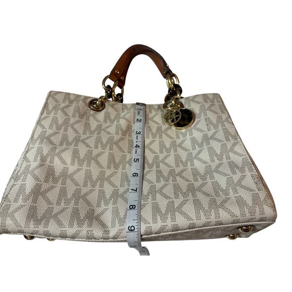 Michael Michael Kors Cynthia Logo Medium Satchel w/COA and dust bag - Picture 8 of 10